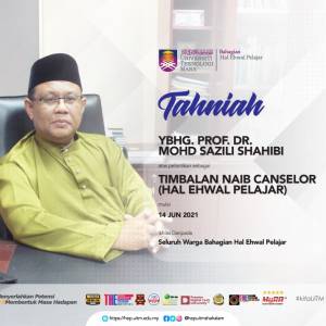 Prof Dr Mohd Sazili TNC HEPA UiTM baharu