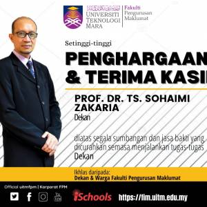 Penghargaan & terima kasih Prof. Ts. Dr. Sohaimi Zakaria